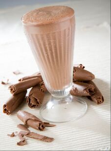 Rum & Chocolate Frozen Milkshake